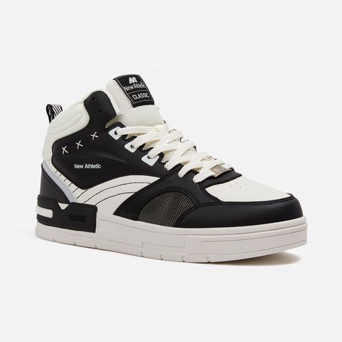 Zapatillas New Athletic Skateboarding Square106 Negro Con Crema Hombre