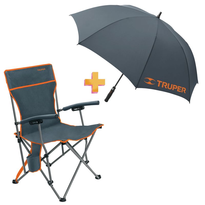 Silla-de-playa-camping-plegable-Paraguas-sombrilla-130cm