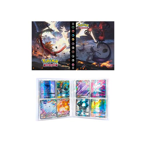 Pokemon Folder 4 Bolsillos 240 Cartas Legendarios Batalla