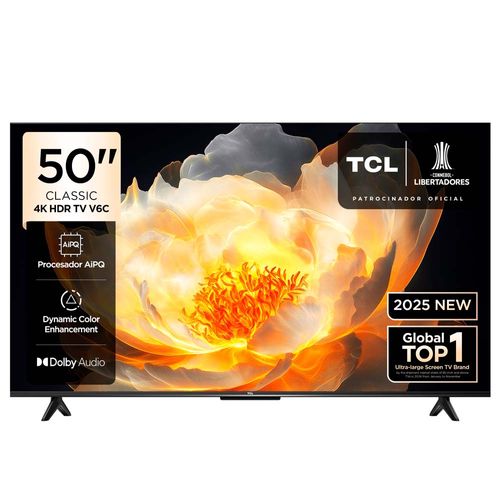 Televisor TCL LED 50" UHD 4K Smart TV 50C6V