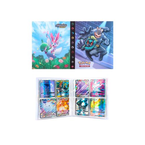 Pokemon Folder 4 Bolsillos 240 Cartas Doble Team Machamp