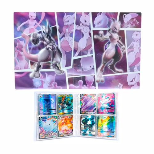 Pokemon Folder 4 Bolsillos 240 Cartas Mewtwo Armor