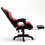 Silla-Gamer-Ergonomica-Dreizt-Shine-Series-Rojo-con-Posapies-Reclinable