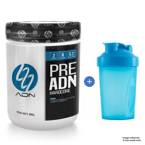 PREADN HARDCORE 600 GRAMOS PRE-ENTRENO MANZANA