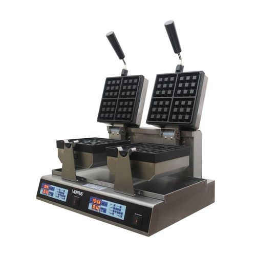 Wafflera Ventus VWEC-2 Cuadrada Electrica Doble Acero