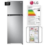 Refrigeradora-LG-Top-freezer-GT24BPP-241-L-con-Door-Cooling-Plateada