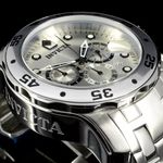 Reloj-Invicta-Pro-Diver-0071-Fecha-Cronometro-Acero-Inoxidable-Plateado