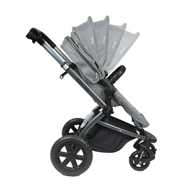 Coche-Travel-System-para-Bebe-«EPIC-5G»-Gris