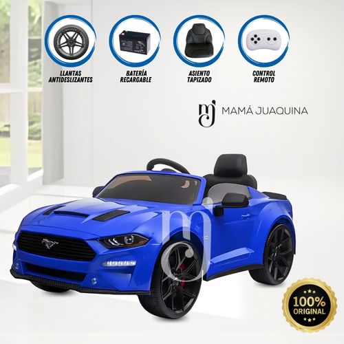 Carro a Batería Deportivo Ford «MUSTANG» Licenciado Azul - copy