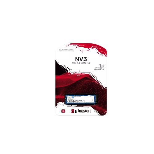 UNIDAD EN ESTADO SOLIDO KINGSTON 1000GB NV3 PCIE 4.0 NVME M.2 SSD