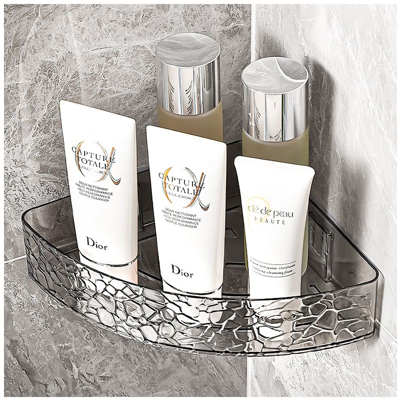 Organizador-Esquinero-de-Baño-con-Pegatina-Negro-F84