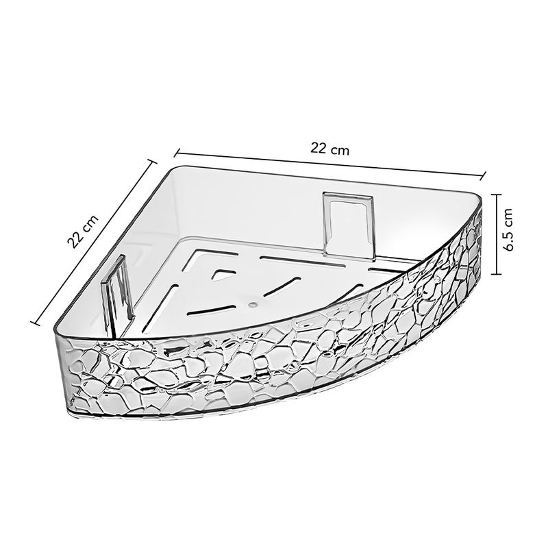 Organizador-Esquinero-de-Baño-con-Pegatina-Negro-F84
