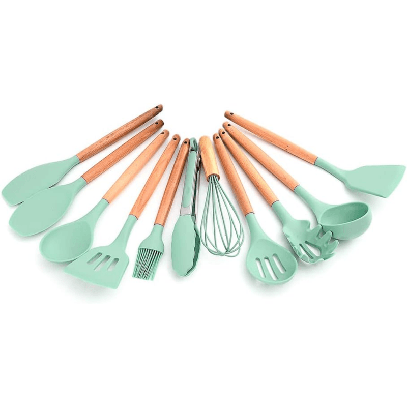 Set-de-Utensilios-para-Cocinas-de-Silicona-Multifuncional-por-12-pzas-Color-Celeste