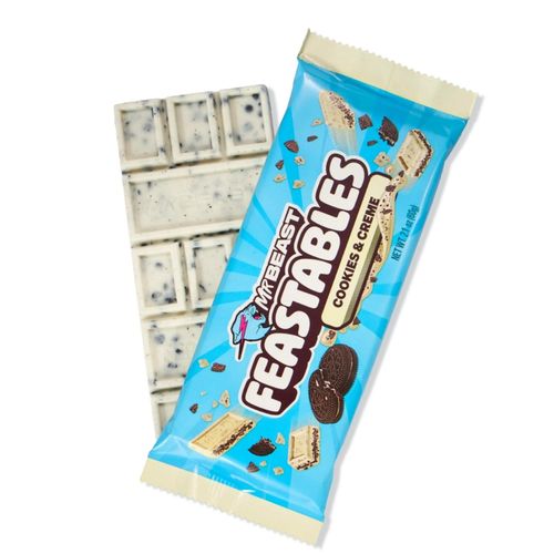 Chocolate Mr Beast Feastables Cookies & Creame - 60g