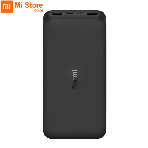 Cargador Portatil Xiaomi Mi Redmi Power Bank 20000 MAh Negro