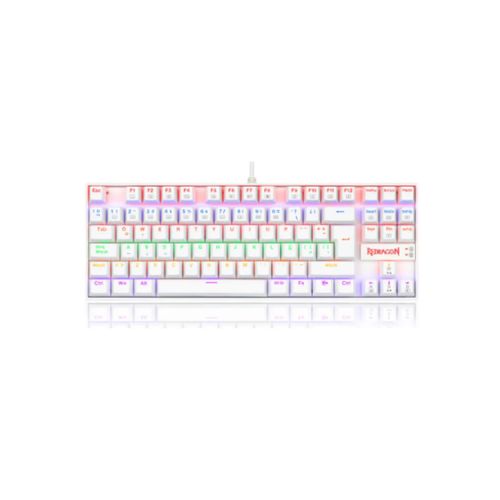 TECLADO REDRAGON KUMARA RAINBOW, SPANISH K552W-KR-SP WHITE
