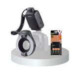 Ring-Flash-YN-14-EX-y-Pilas-Recargables-Duracell---Cargador