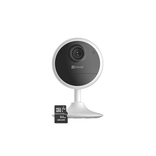 Cámara De Seguridad Inteligente Para Interiores CB1 Full HD + Micro SD 64GB -  Ezviz