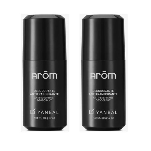 Set 2x1 Desodorante Perfumado de Hombre Roll on Arom 50g
