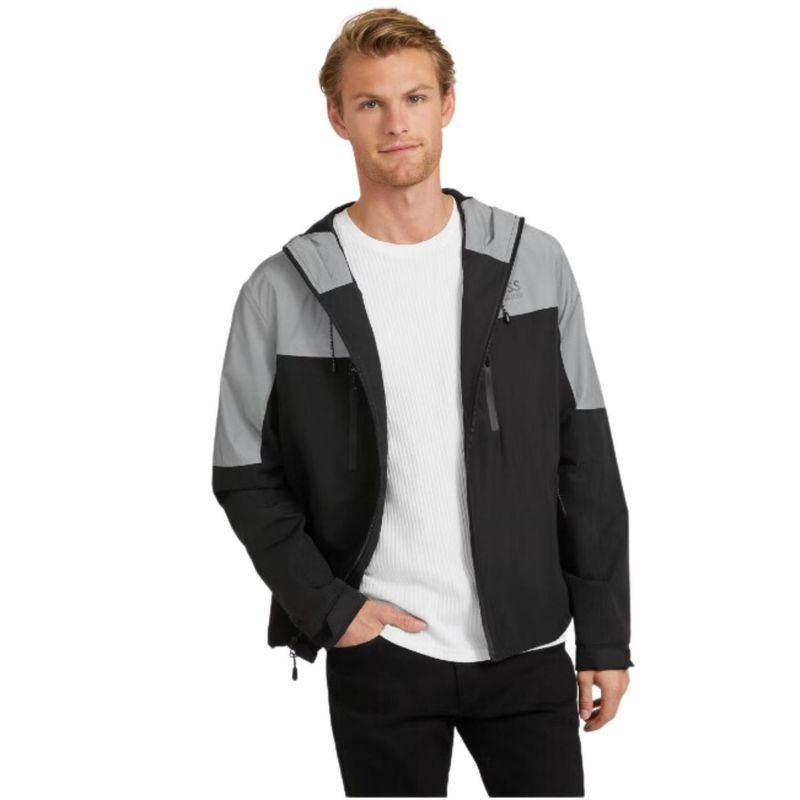 Casaca-Cortavientos-con-Capucha-Guess-Nile-Colorblock---Talla-S