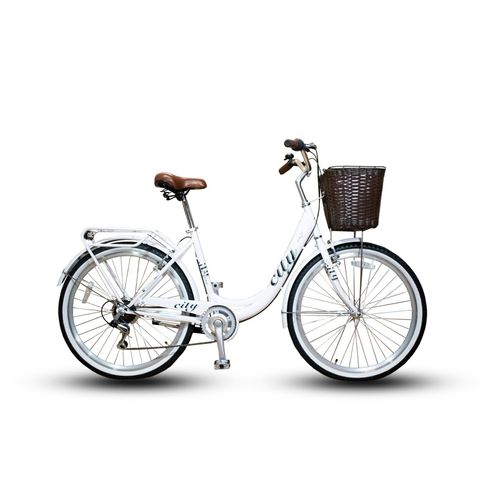 BICICLETA DE PASEO JAFI SELENE 7V ARO 26 BLANCO