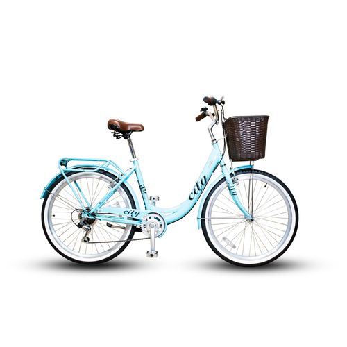 BICICLETA DE PASEO JAFI SELENE 7V ARO 26 VERDE