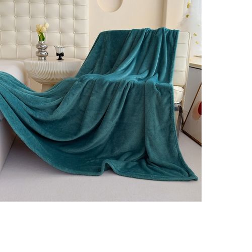 manta peluchon de invierno colcha polar de 2 plazas - Verde