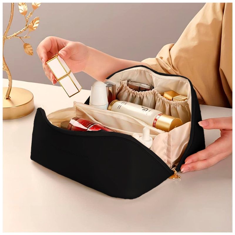 Neceser-Organizador-de-Maquillaje-Cosmeticos-Cuero-PU-Bolso-de-Viaje-NG-447N