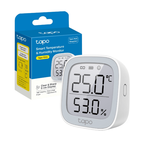 Sensor Inteligente de Temperatura y Humedad TPLink Tapo T315