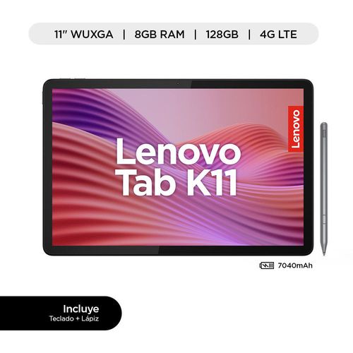Tablet Lenovo Tab K11 LTE TB330XUP 128GB 8GB RAM 11" Luna Grey