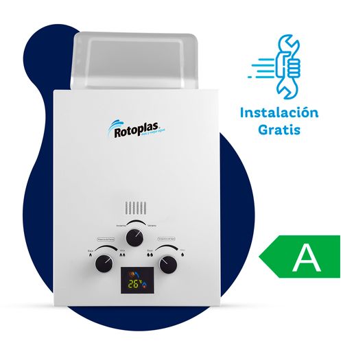 Termas a Gas Rotoplas Flaming 5,5 L GN