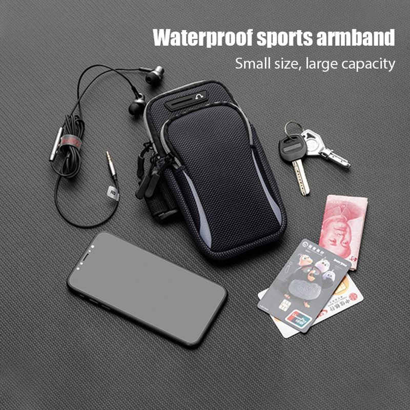 Bolso-Porta-Celular-Deportivo-Brazo-Brazalete-Con-Correa-Cel--gris