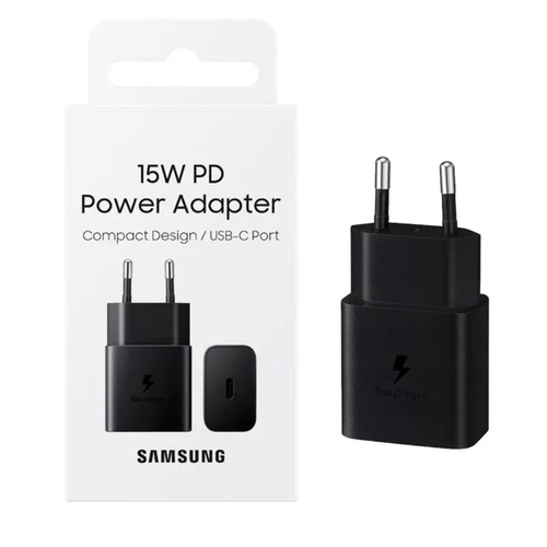 Cargador De Pared Samsung 15w Color Negro