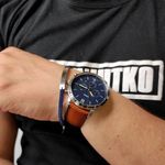 Reloj-Fossil-Neutra-FS5708SET-Fecha-Cronometro-Correa-de-Cuero-Marron-Set-con-Pulsera-