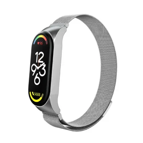Correas Milanese Imantada Mi Band 5/6 Plateado