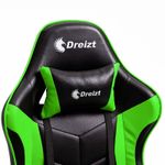 Silla-Gamer-Ergonomica-Dreizt-Shine-Series-Verde-con-Posapies-Reclinable