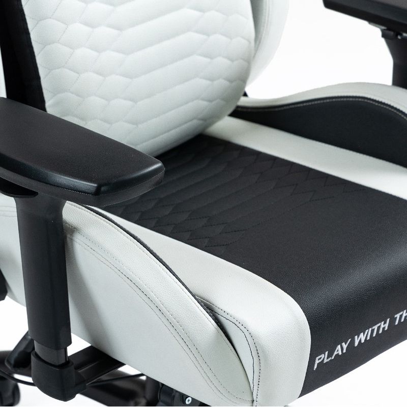 Silla-Gamer-Dreizt-Titan-Series-Blanca--Premium-Almohadilla-Inteligente-Reclinable-Gas-Lift-Clase-5