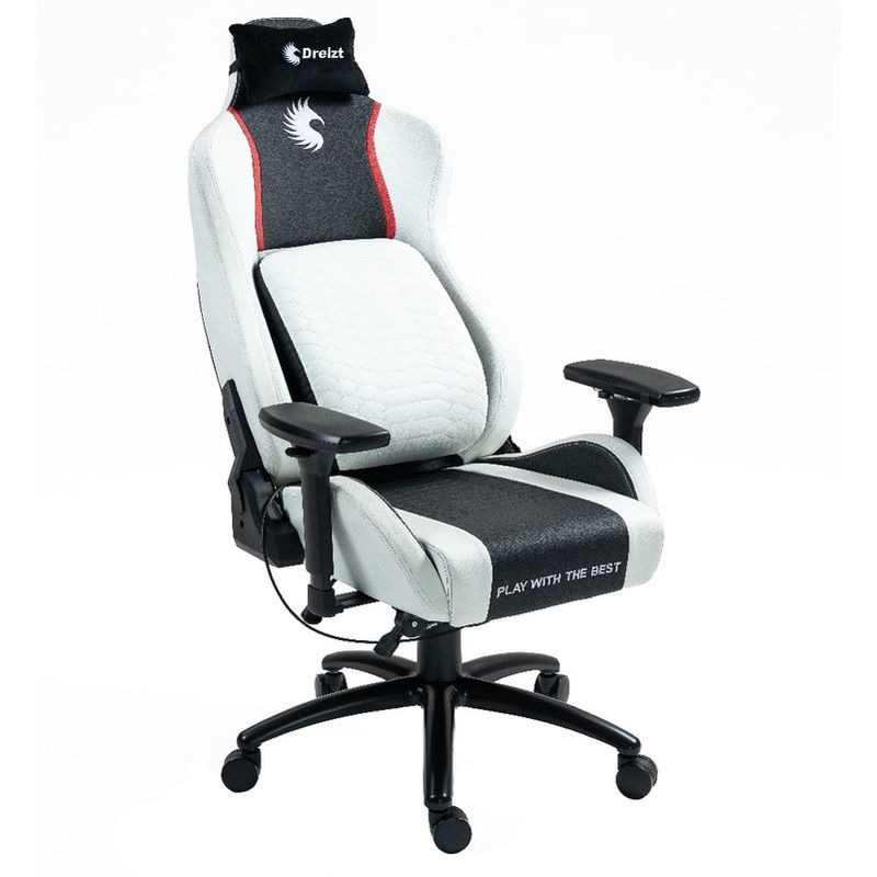 Silla-Gamer-Dreizt-Titan-Series-Blanca--Premium-Almohadilla-Inteligente-Reclinable-Gas-Lift-Clase-5