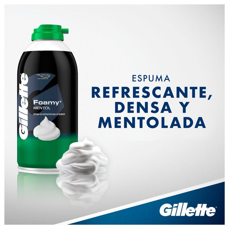Espuma-para-Afeitar-Gillette-Foamy-Mentol-322ml