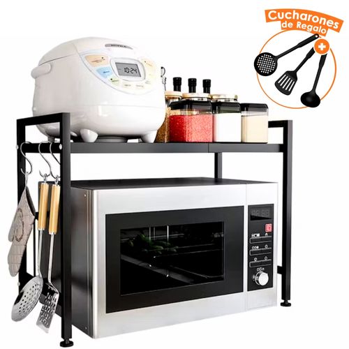 Estante Organizador de Microondas Expandible AC + Cucharones 3pcs 332U de Regalo