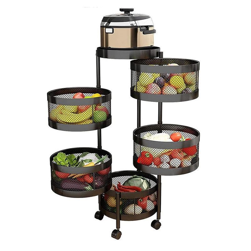 Organizador-circular-5-niveles-estante-acero-inoxidable
