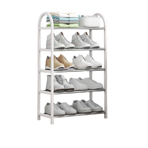 zapatera 5 niveles organizador de zapatos y calzados - Blanco