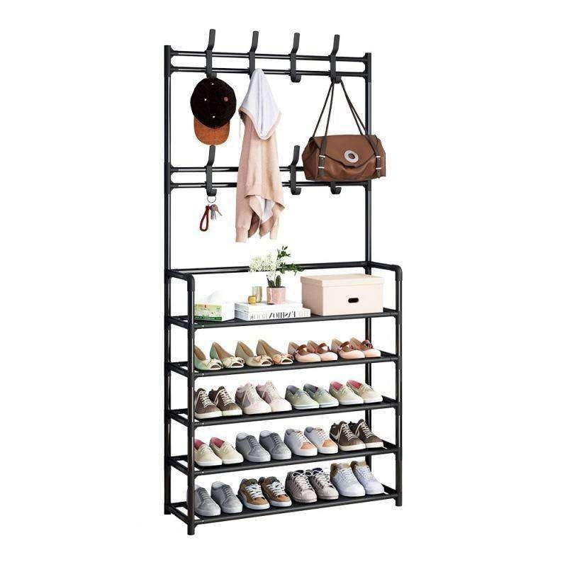 Zapatera-con-perchero-organizador-de-5-niveles-171cm-Alto