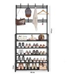 Zapatera-con-perchero-organizador-de-5-niveles-171cm-Alto