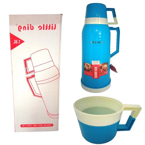 Termo de 1800ml can 2 tazas Celeste