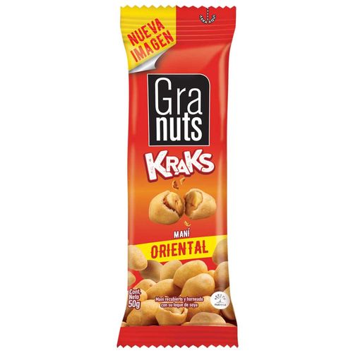 Snacks GRANUTS Kraks Oriental Paquete 50g