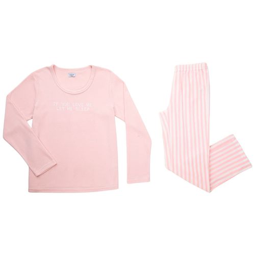 Pijamas Polo + Pantalón Frase -RYS mujer SINGULAR