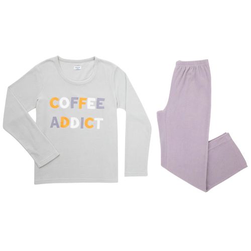 Pijamas Polo + Pantalón Cofee mujer SINGULAR