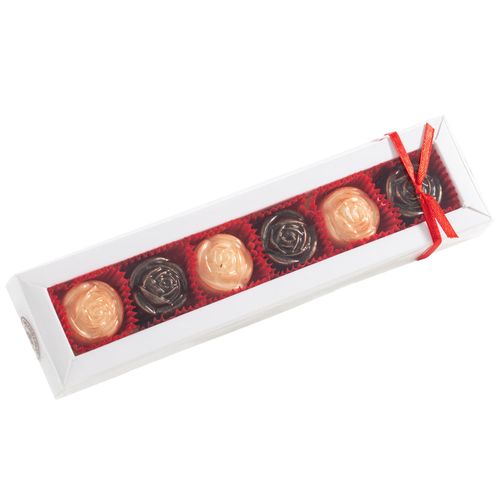 Chocolate Rosas Caja 6un