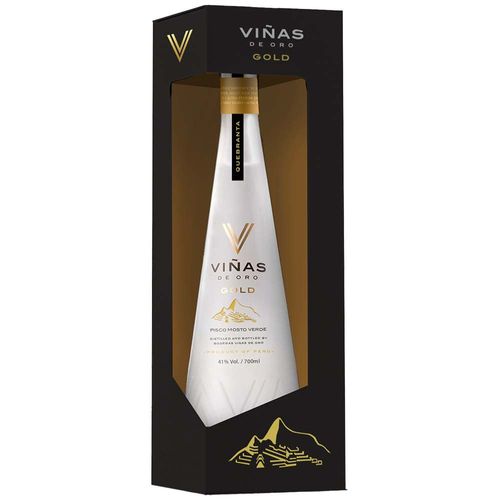 Pisco VIÑAS DE ORO Gold Quebranta Botella 500ml